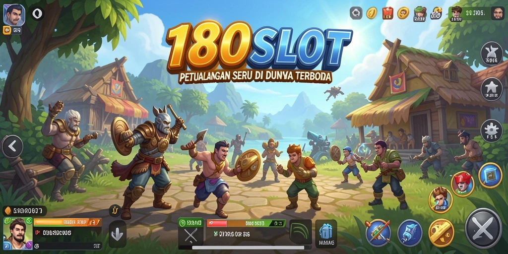 Screenshot gameplay 180SLOT menampilkan dunia terbuka yang luas dan menakjubkan.