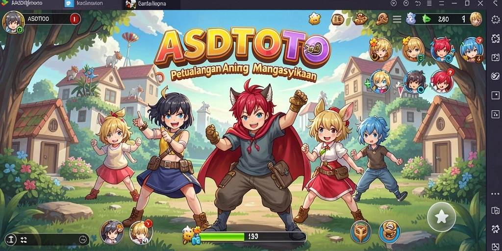 Screenshot dari ASDTOTO menampilkan aksi seru dari pertarungan karakter anime.