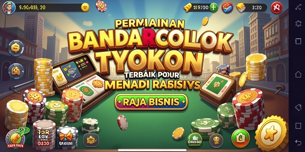 Tampilan gameplay BANDARCOLOK yang menarik dan strategis.