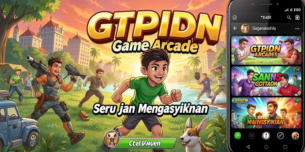 Screenshot GTPIDN menampilkan gameplay arcade yang seru dan penuh aksi.