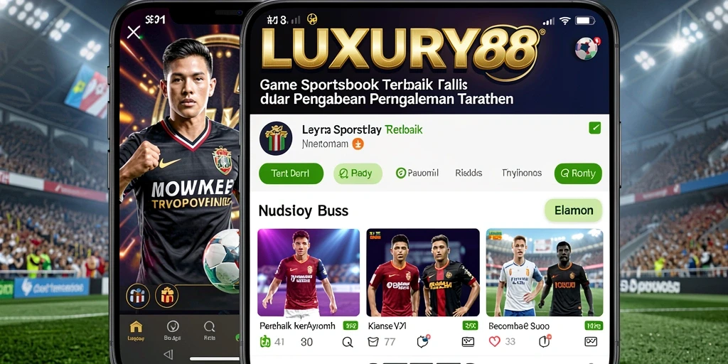 Tampilan menarik dari gameplay Sportsbook LUXURY88.