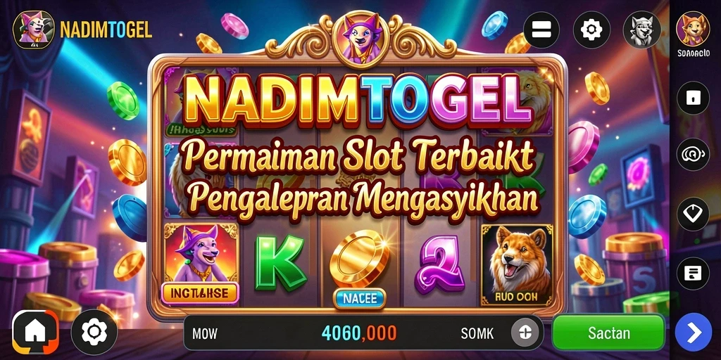 Screenshot gameplay NADIMTOGEL menampilkan keseruan permainan Slot.