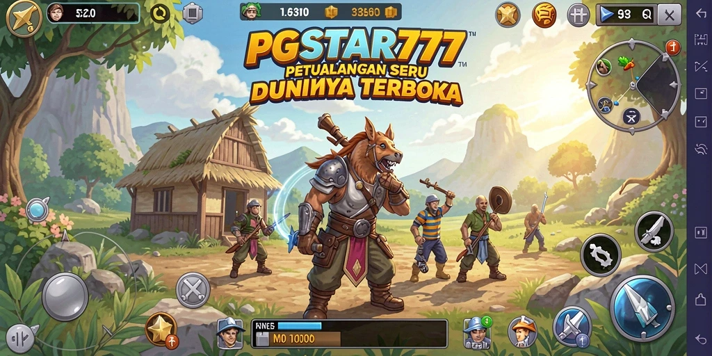 Tampilan gameplay PGSTAR777 yang menarik dan penuh aksi.