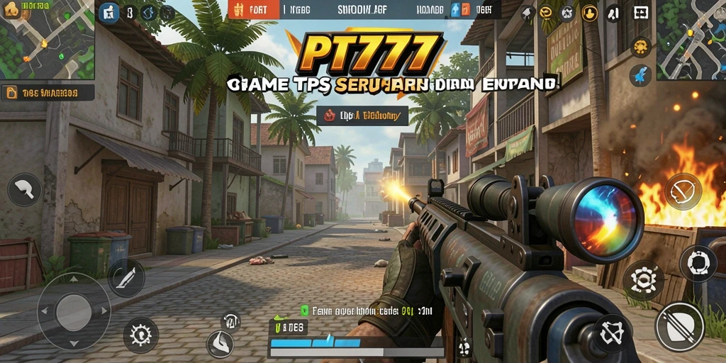 Tampilan gameplay PT777 yang menegangkan dan mencolok.