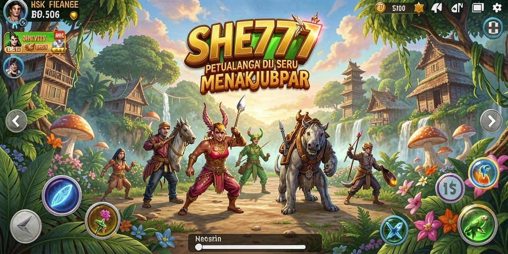 Gameplay seru di dunia petualangan SHE777.