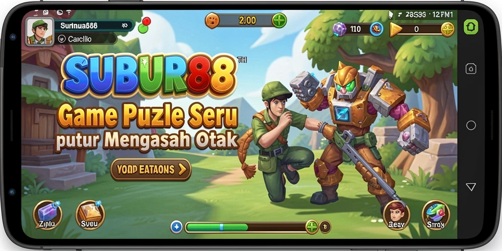 Tampilan gameplay SUBUR88 yang menantang dan menarik.