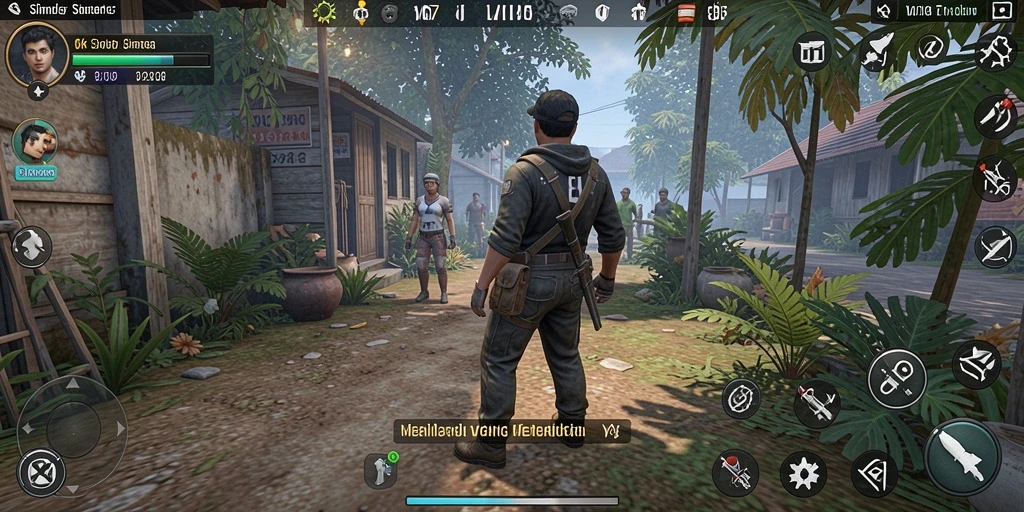 Tampilan gameplay V07 yang menawan dalam simulasi interaktif.