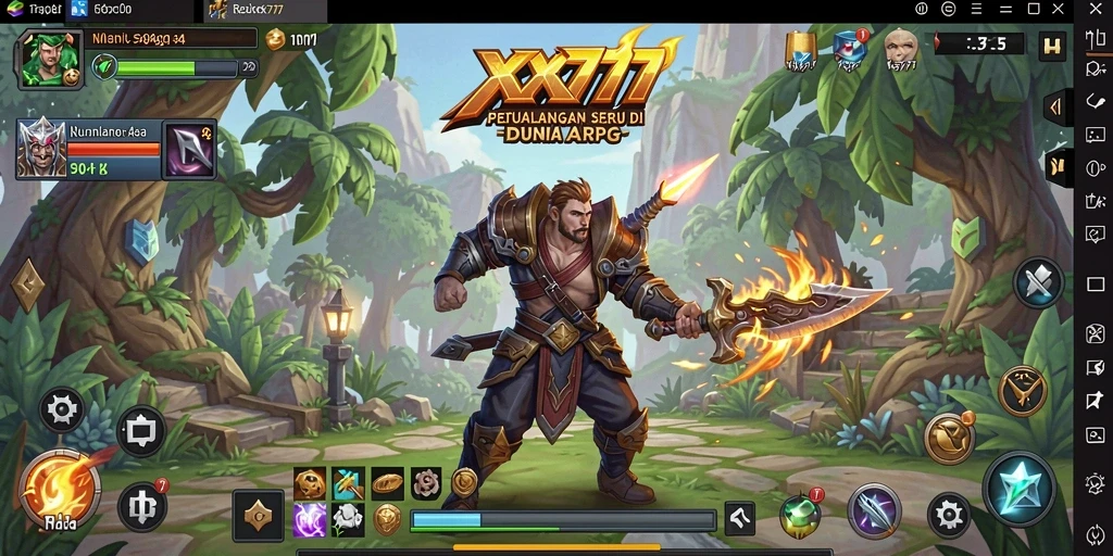 Tampilan menakjubkan dalam gameplay <strong>XXX777</strong> yang seru di dunia ARPG.